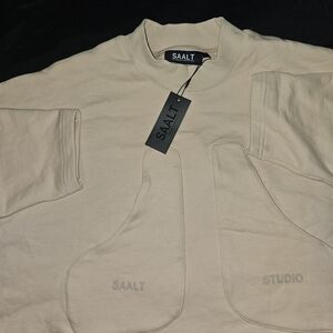 Saalt Cream Sweatshirt